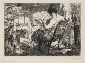 La página de la mujer de John French Sloan