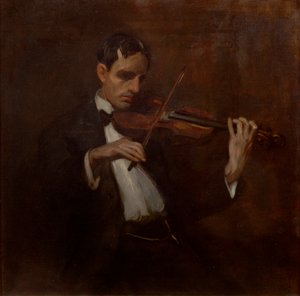 Violinista - Will Bradner (óleo sobre lienzo)