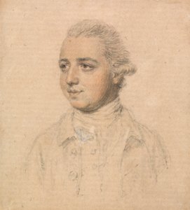 Retrato de un joven tomado del natural, mirando hacia la izquierda de John Smart