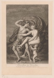 Baco encuentra a Ariadna en Naxos Baco y Ariadna (título sobre el objeto) Amoríos de los dioses (título de la serie) Amores de los dioses (título de la serie) de John Smith