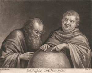 Heráclito y Demócrito