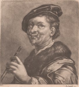 Hombre tocando la flauta de John Smith