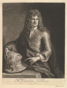 Retrato de Grinling Gibbons