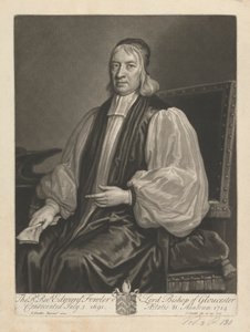Reverendo Edward Fowler, Lord Obispo de Gloucester de John Smith