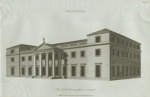 Chillington Hall: grabado de John Soane