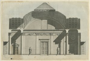Chillington Hall: dibujo en sepia, nd [1789]