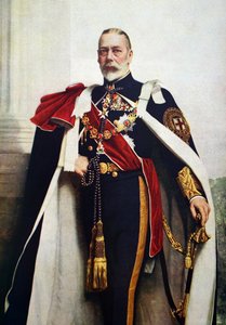 Retrato de Jorge V, Soberano de la Orden de la Jarretera