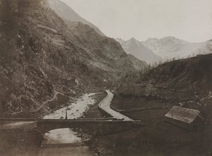 Vista a lo largo de la ruta a Luz, Portugal, 1852-1853 de John Stewart