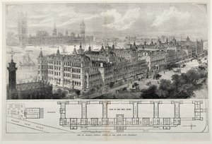 Nuevo Hospital de St. Thomas inaugurado por la Reina el miércoles pasado, 1871 de John Sulman