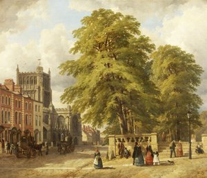 Vista de College Green de John Syer