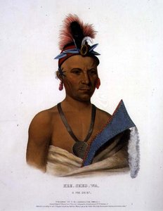 Kee-Shes-Wa, un jefe Fox, publicado por F.O.W. Greenough de John T. Bowen