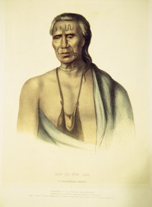 Retrato de Lap-pa-win-soe, 1837 de John T. Bowen