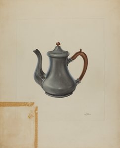 Tetera de peltre, 1935-1942