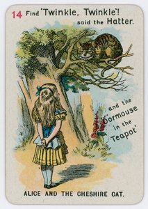 Alicia y el Gato de Cheshire de John Tenniel