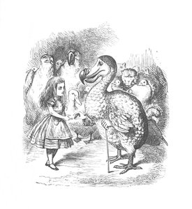 Alicia y el Dodo, 1889 de John Tenniel