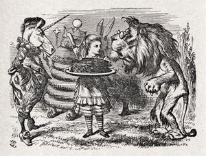 Alicia el León y de John Tenniel