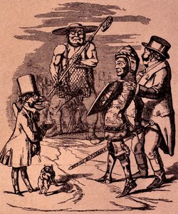 Caricatura de Punch por Sir John Tenniel de John Tenniel