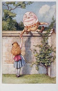 Humpty Dumpty, de Las aventuras de Alicia en el país de las maravillas y A través del espejo y lo que Alicia encontró allí, de Lewis Carroll, publicado en 1911