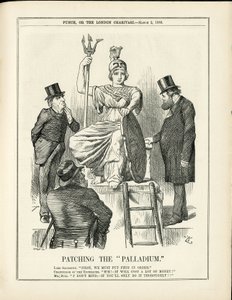 Ilustración de John Tenniel (1820-1914) en Punch de John Tenniel