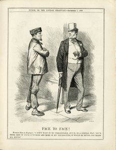 Ilustración de John Tenniel (1820-1914) en Punch de John Tenniel