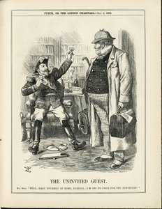 Ilustración de John Tenniel (1820-1914) en Punch de John Tenniel