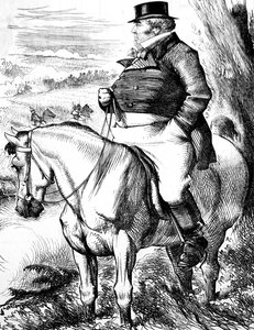 John Bull observando maniobras de otoño
