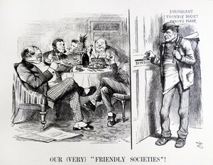 Caricatura de John Tenniel titulada 