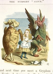 Simulacro de tortuga y grifo