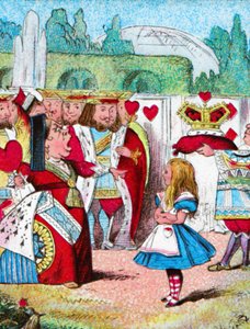 ¡Que le corten la cabeza! Alicia y su Reina Roja, c. 1910 de John Tenniel