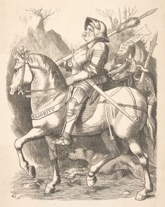 El caballero y su compañero Punch de John Tenniel