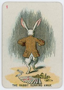 El Conejo huyendo de John Tenniel