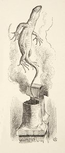 ¡Ahí va Bill!, de Las aventuras de Alicia en el país de las maravillas de Lewis Carroll (1832 - 98), pub. 1891