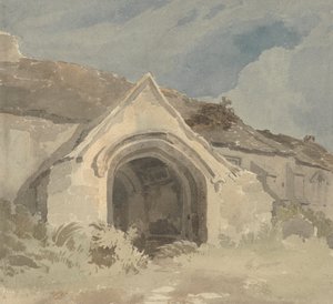 El pórtico de una iglesia
