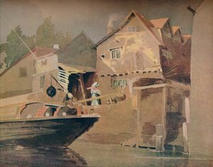 El río, King Street, Norwich, c1800 de John Thirtle