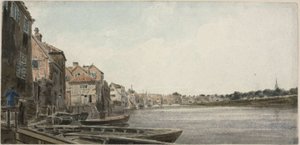 Vista del Wensum en King Street, tomada desde Foundary Bridge