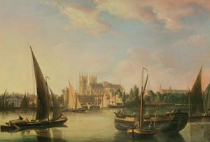 Una vista de Westminster de John Thomas Serres