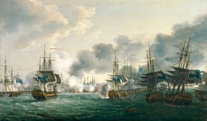 La batalla de Copenhague, 2 de abril de 1801
