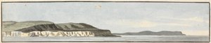 The Bill of Portland (uno de los tres dibujos en un soporte) de John Thomas Serres