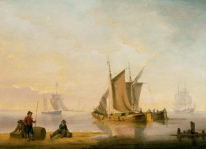 El Puerto en Weymouth, 1805 de John Thomas Serres