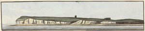 The North Foreland (uno de los tres dibujos de un montaje) de John Thomas Serres