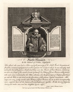 Monumento de John Speed en el presbiterio de St Giles, Cripplegate de John Thomas Smith