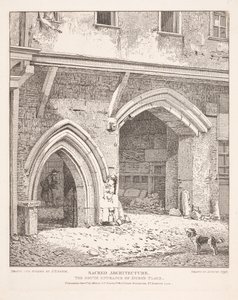 Arquitectura sagrada: la entrada sur de Dukes Place de John Thomas Smith