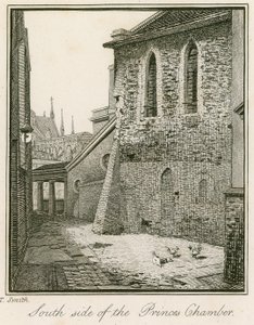 Lado sur de la Cámara de los Príncipes, Westminster de John Thomas Smith
