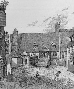La sala de guardia, Scotland Yard, Westminster, 1805 1911 de John Thomas Smith