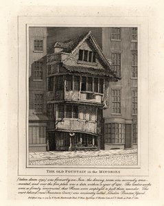 La Vieja Fuente en la parroquia de Minories, Londres de John Thomas Smith