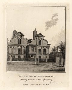 La antigua casa solariega, Hackney, antigua residencia de la familia Tyssen de John Thomas Smith