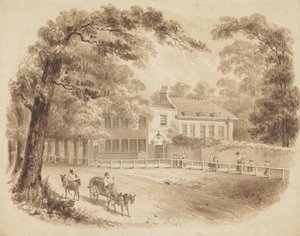 La residencia de George Stevens, F.R.S. de John Thomas Smith