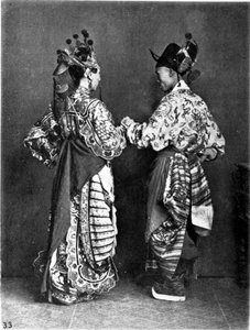 China, 2 actores (hombres) c.1870 (foto)