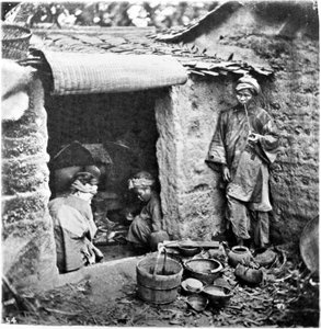 China, una familia sencilla, c.1870 de John Thomson