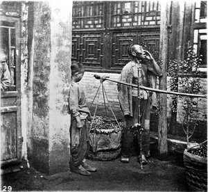 China, grito del comerciante, c. 1870 (foto) de John Thomson